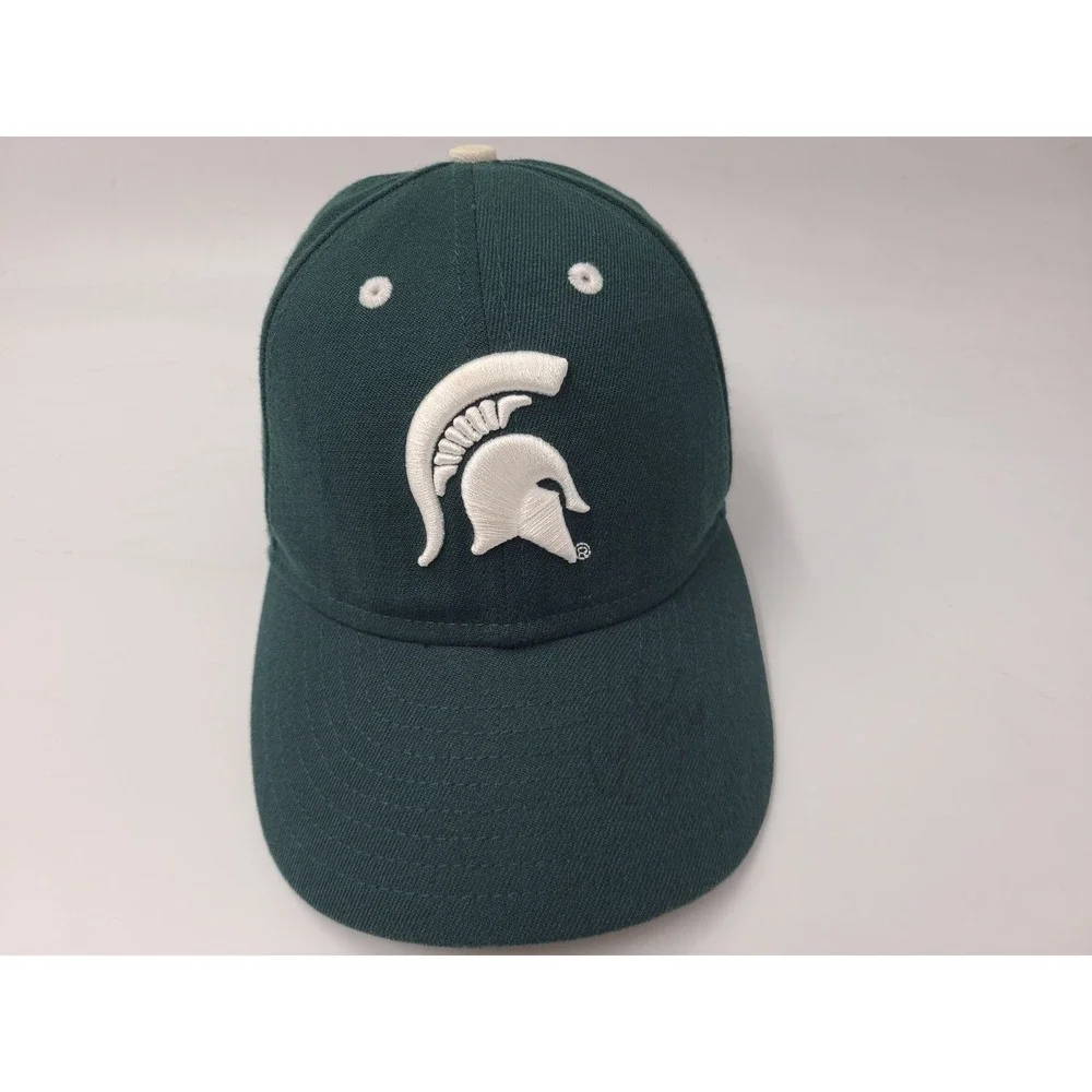 Michigan State University Spartans New Era Fitted 6 3/4 Hat Cap Wool Blend NCAA